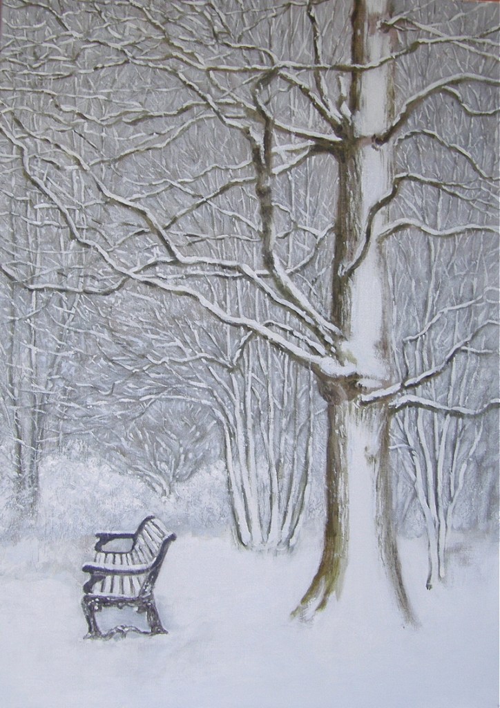 Hotham Park winter, I still have the crows to put in.