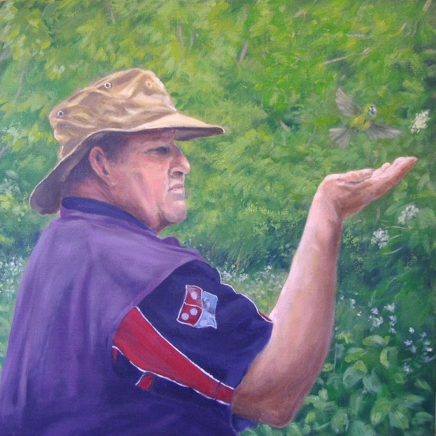 Alkyd oil on natural linen canvas 60x60cm